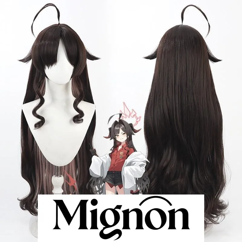 

Blue Archive Kinugawa Kasumi cosplay wig wavy long hair Halloween gift