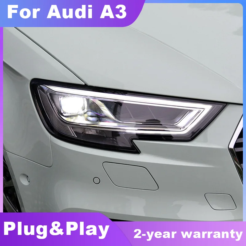 Car Lights For Audi A3 8V 2013-2020 S3 RS3 Sedan Hatchback LED Auto Headlight Assembly Upgrade High Configure Tool Accessories