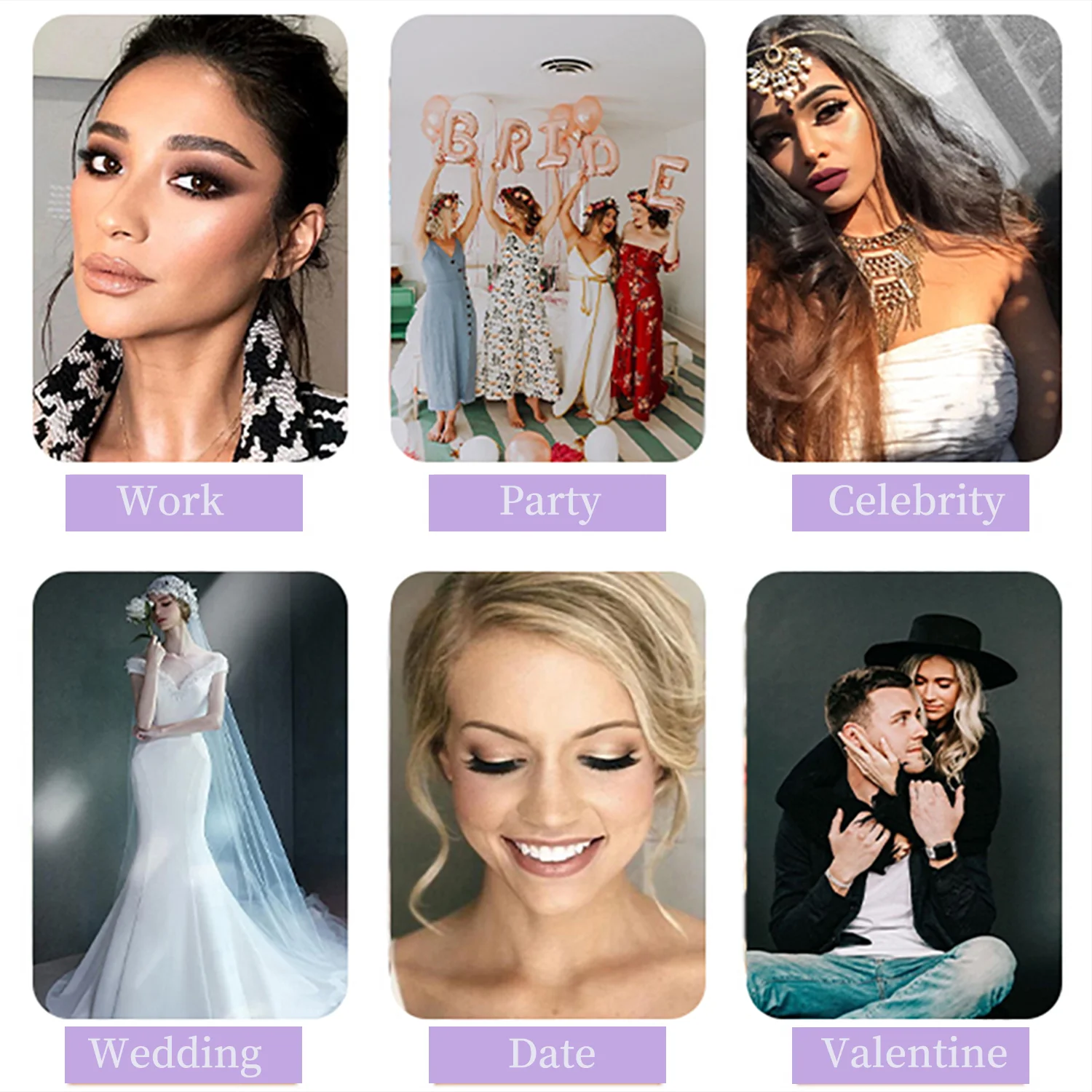 7 أزواج من رموش المنك الصناعية الطبيعية ثلاثية الأبعاد رموش المنك الناعمة الرموش الصناعية عبر فوضوي كثيفة رموش تمديد ماكياج مع أدوات الغراء #6