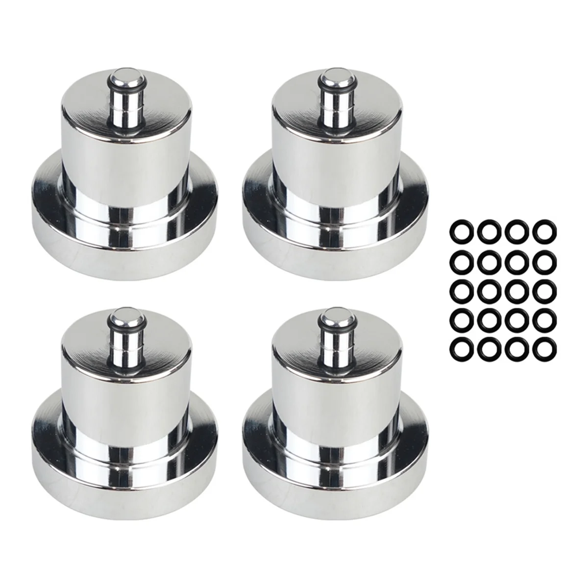 

N18R 4Pcs Car Jack Pad Lift Point Adapter Aluminium for R1S R1T 2022 2023 Jack Lifting Point Adapter