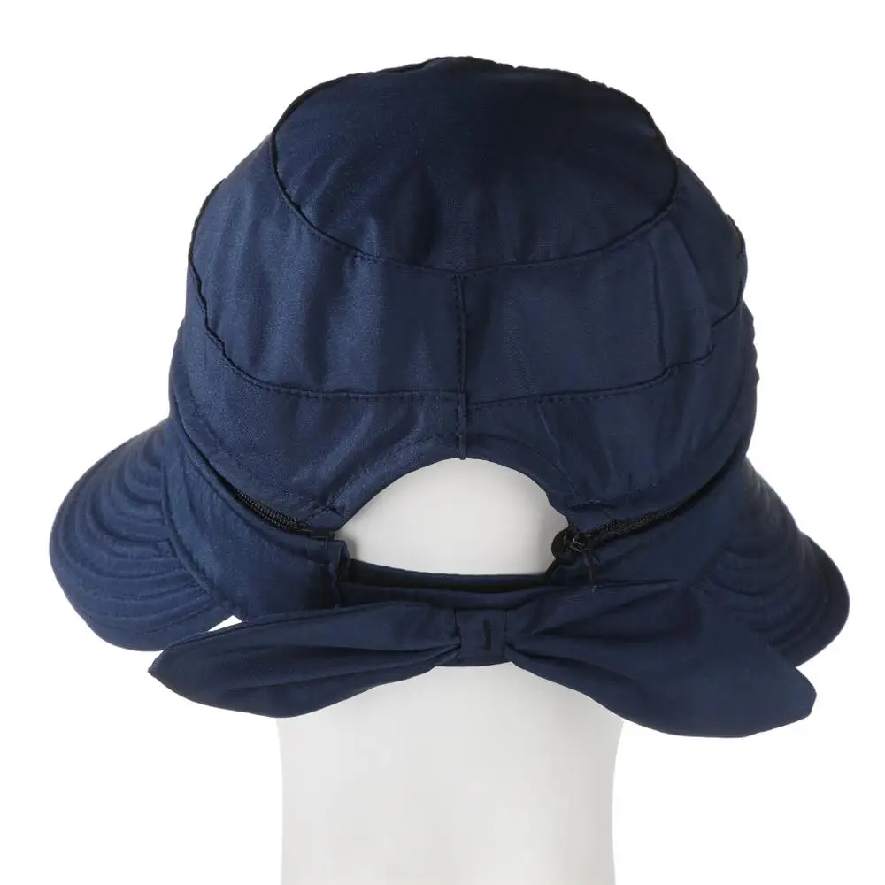 Damen Sommer-Sonnenhut mit breiter Krempe, faltbar, UV-Schutz, Strandhut & Mützen – Detail 8