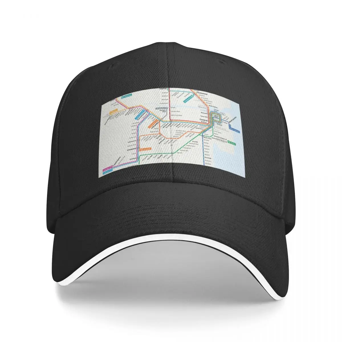 Sydney Trains Map Baseball Cap Designer Hat Hat Luxury Brand Girl Men's