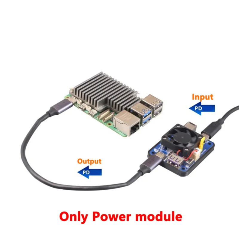 

Superb For Raspberry Pi 5 PD Power Supply Module Dual 5V5A Outputs, Wide Voltage Input Support, PD Input For Jetson Devices