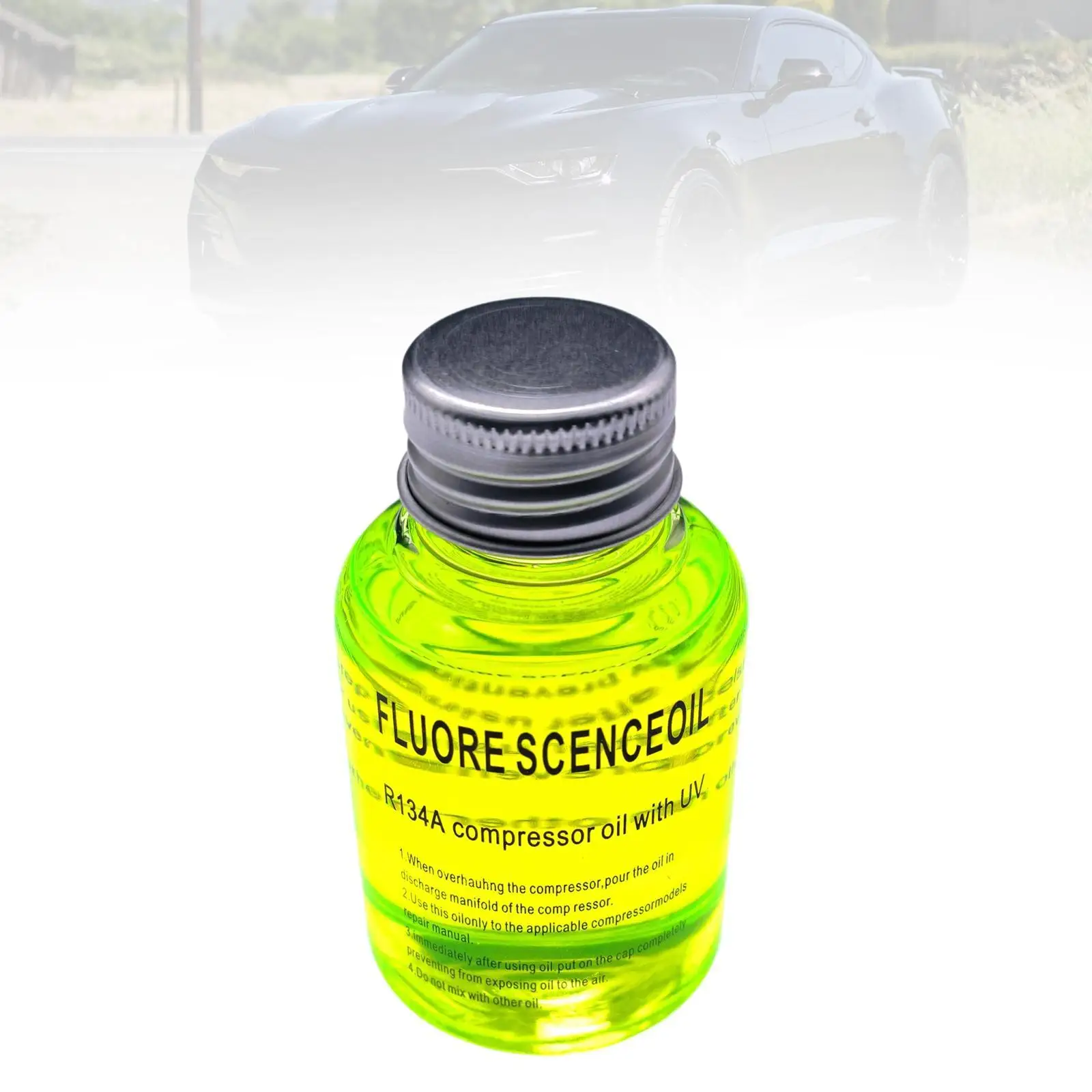 Fluorescent Oil Leak Detection System Simple to Use Practical Lightweight 60ml Automobile Air Conditioning System for Car