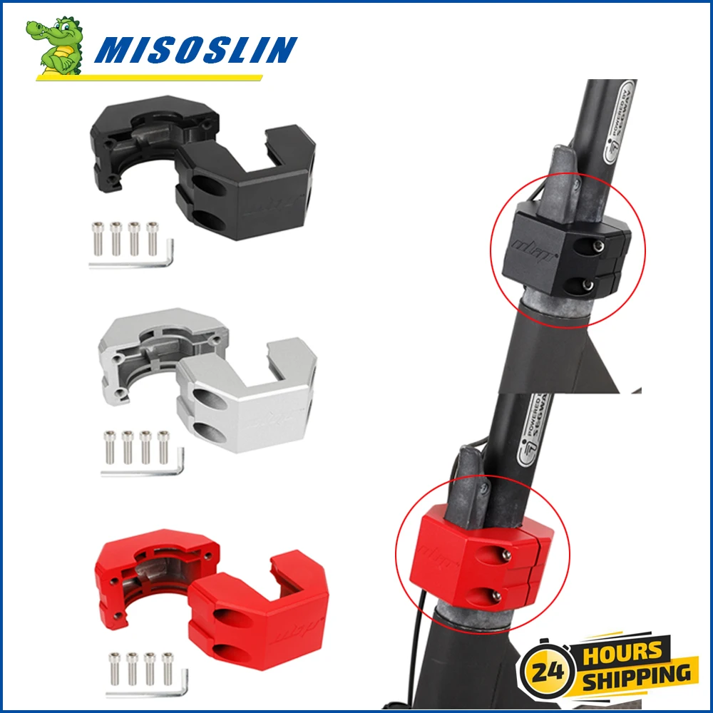 Folding Clamp Aluminum Vertical Rod Fixing For Ninebot Max G30 G30LP Electric Scooter Foldable Prevent Loose Holder Safe Fitting