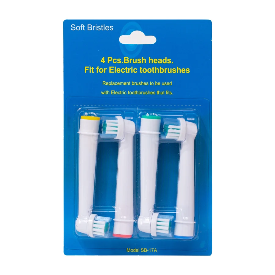 4/8 Stück Ersatzbürstenköpfe für Oral-B elektrische Zahnbürste Advance Power/Vitality Precision Clean/Pro Health/Triumph/3D Excel