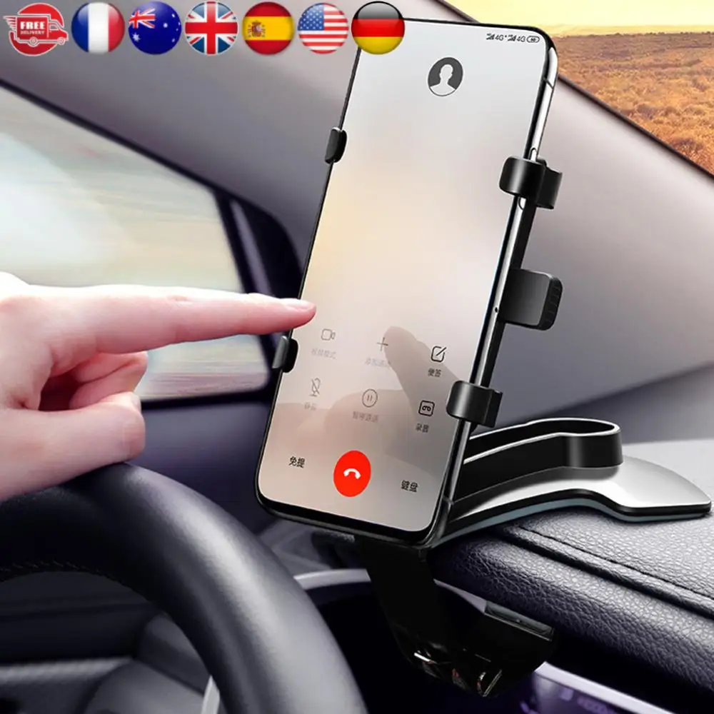

Автомобильное крепление для мобильного телефона, вращающееся на 360 градусов, многофункциональный держатель для телефона, зеркало заднего вида, навигационный кронштейн