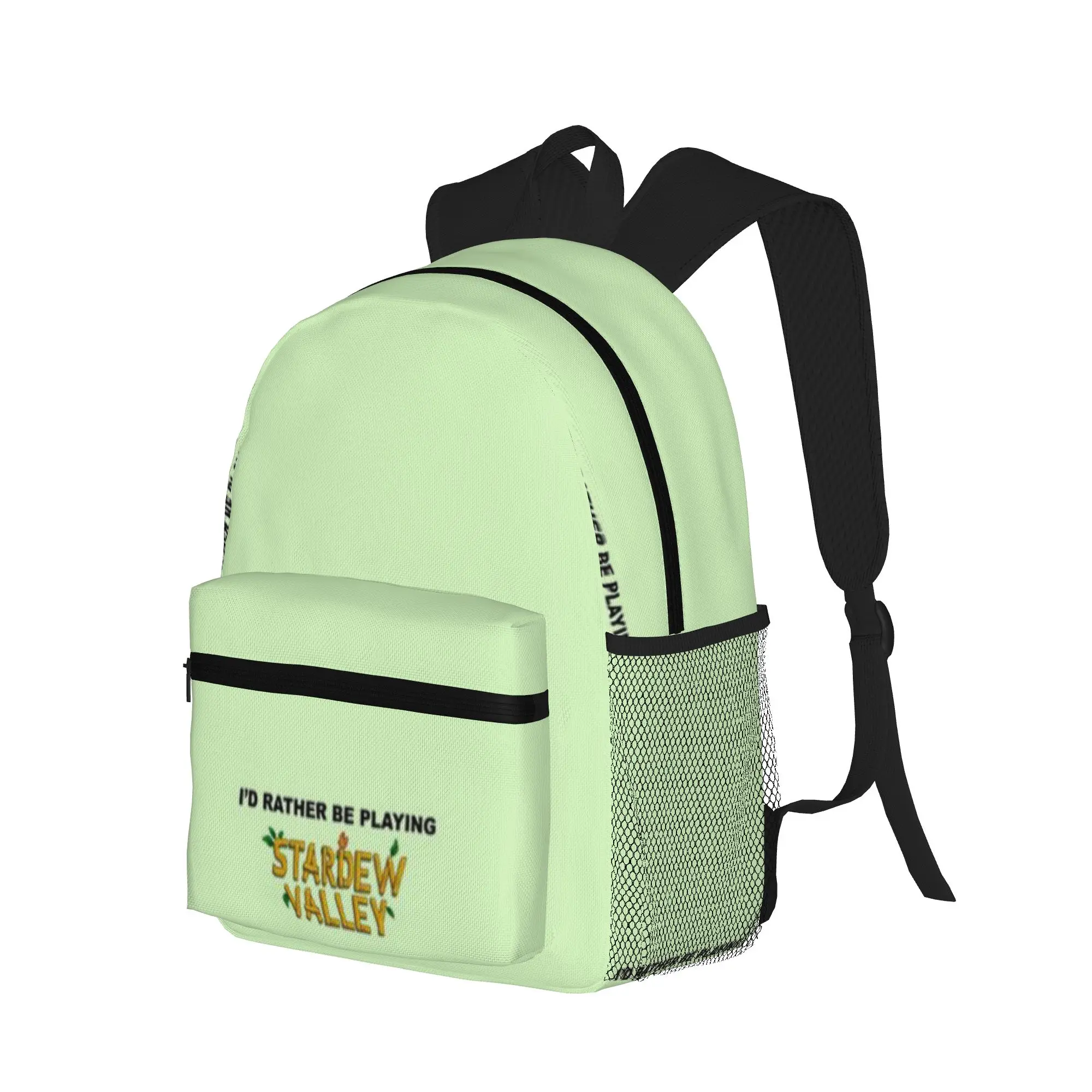 i d rather be playing stardew valley  Casual Backpack for Students and Adults Female bags