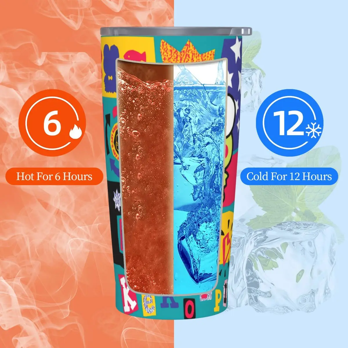 Cartoon Keroppi Frog Tumbler Vacuum Insulated Coffee Cups Stainless Steel Travel Outdoor Mugs 20oz