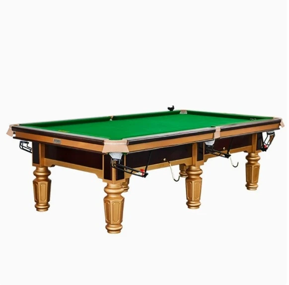 

Бильярдный стол 9 футов, китайский, черный, с золотыми ножками, стандартный.