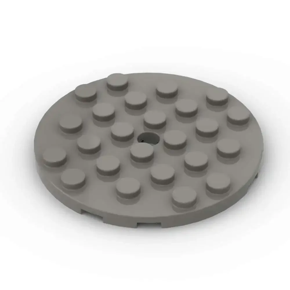 MOC 10PCS Bricks Part 11213 Round 6x6 With Holes Building Blocks Set Plate Board Base Particle Puzzle DIY Toy Birthday Kid Gifts
