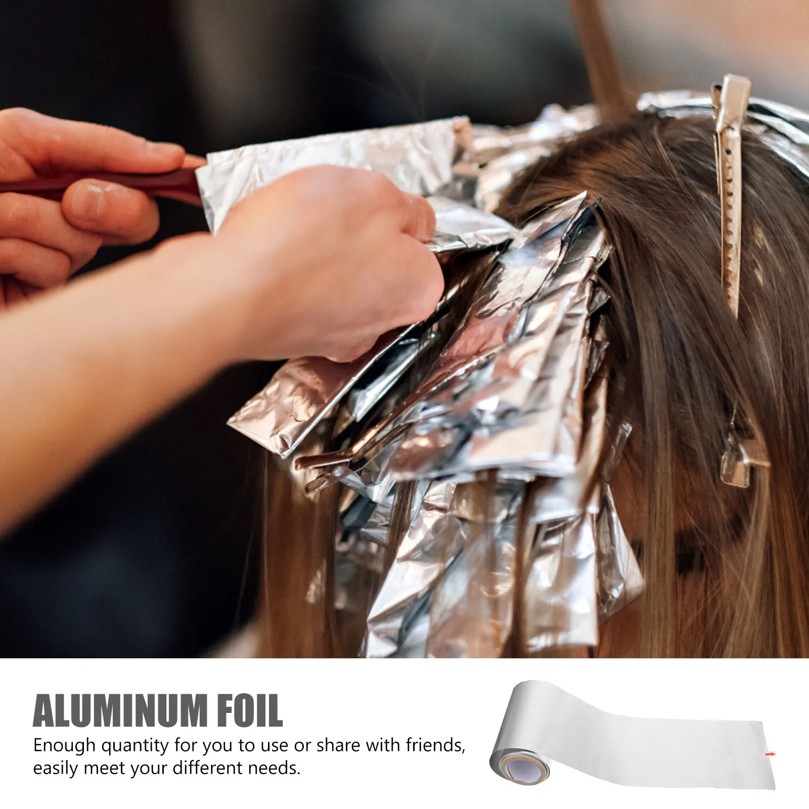 

3 Rolls Perm Tin Foil Highlighting Aluminum Professional Hair Coloring Folding Application Hairdressing