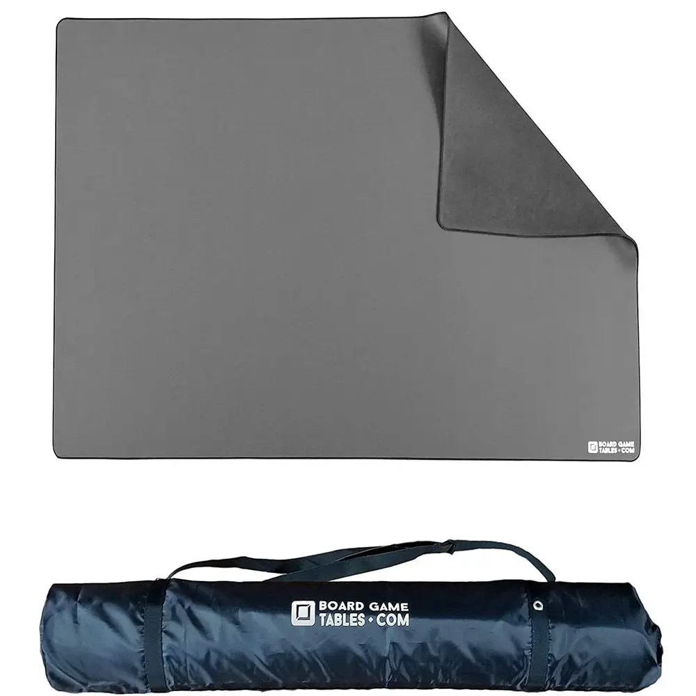 

Game Playmat 2.5x4 Thick Super Cushioned Stitched Edge Water Resistant with Carrying Case for Tabletop Board Games, Card Games,