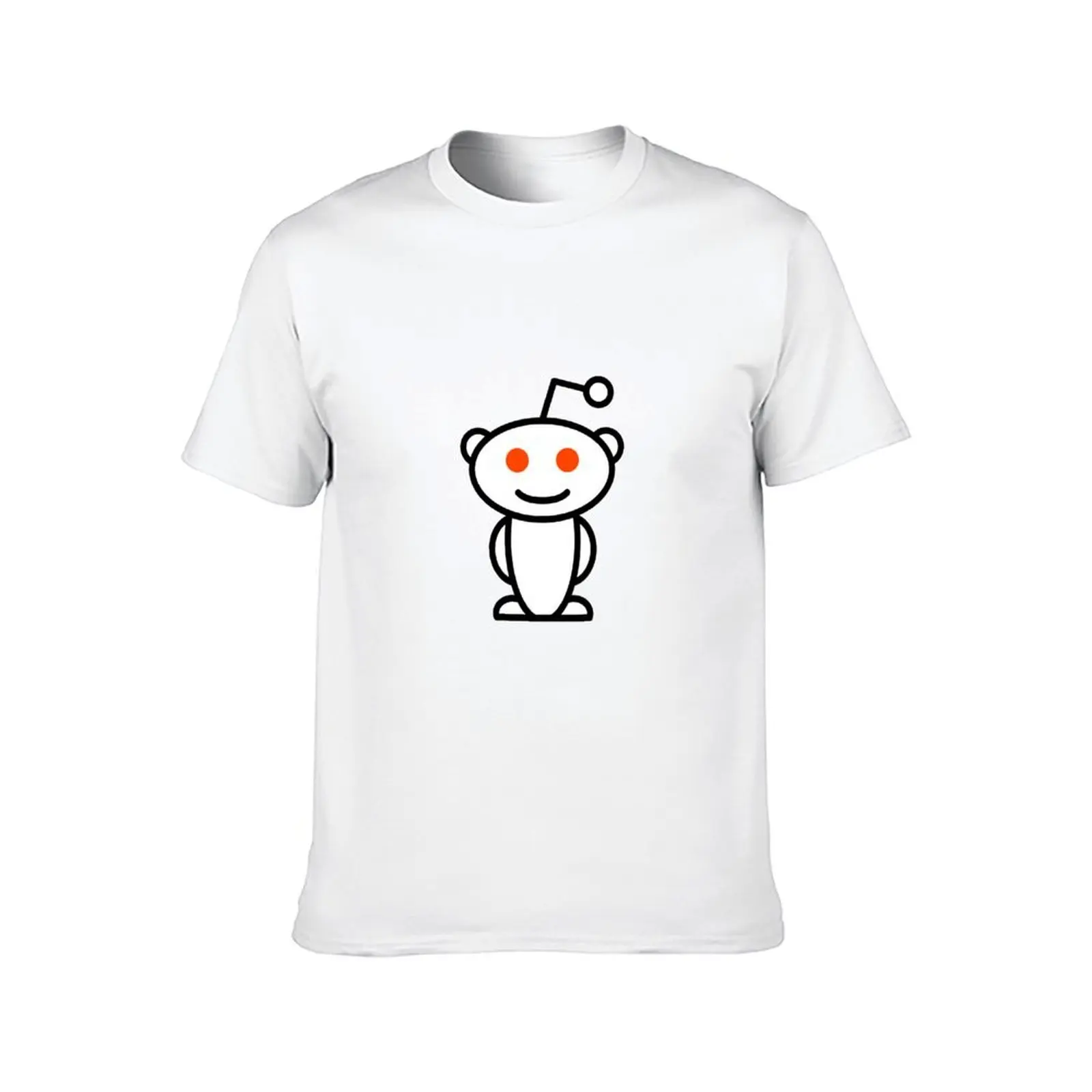 تي شيرت Reddit Logo قطن تي شيرت حزمة رجل تي شيرت عالي الجودة ماركة فاخرة تي شيرت