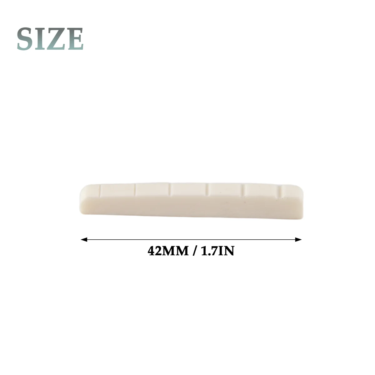 Porca de osso de 42 mm para guitarra elétrica Tele