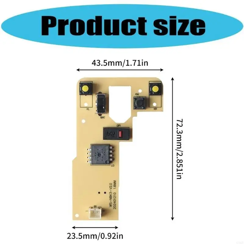 

C90F ABS 3D Print Wireless Mouse 3D Print