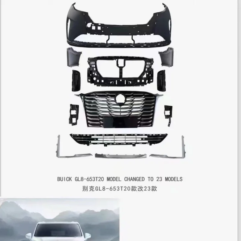 

Suitable for Buick GL8 Old Model to New Model Conversion Kit Modified Front and Rear Bumpers