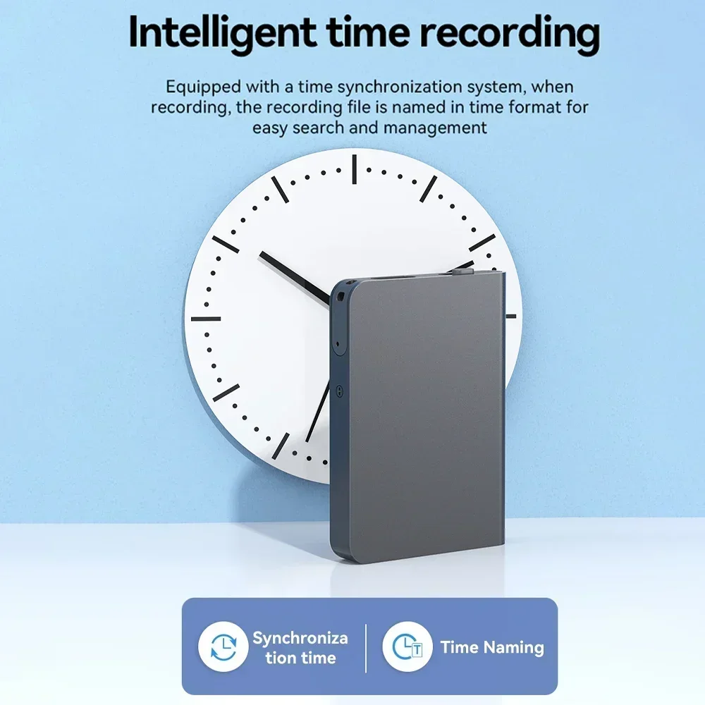 APP مسجل صوت صغير تسجيل نشط مايكرو الإملاء الصوت الرقمي الذكية الحد من الضوضاء اجتماع مسجل الصوت المحمولة #4