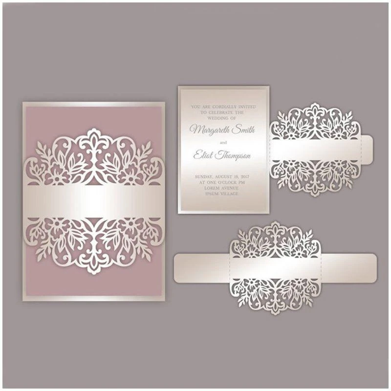 F92B Lace Flowers Metal Cutting Dies Stencil DIY Scrapbooking Album Stamp Paper Card