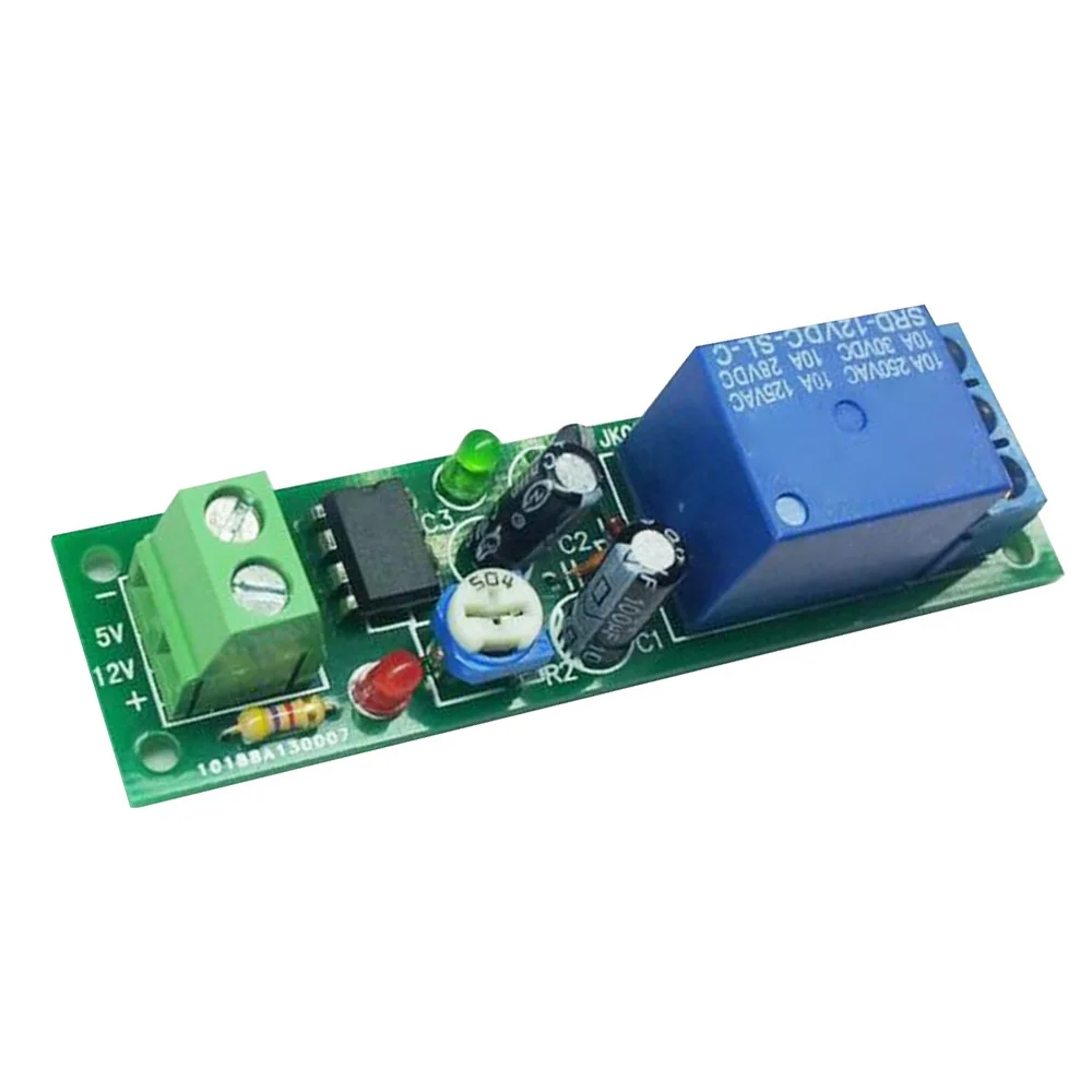 DC 12V Power On Adjustable Delay Disconnect Relay NE555 Monostable Time Relay Module 0-60 Seconds