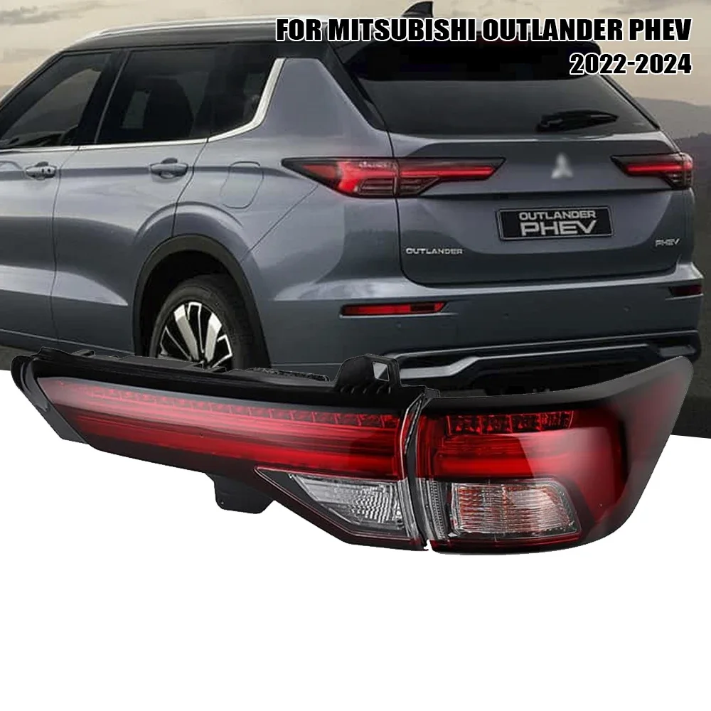 For Mitsubishi Outlander 2022-2024 Left/Right Side Tail Lamp Rear Brake Tail Light Compatible with Various Models