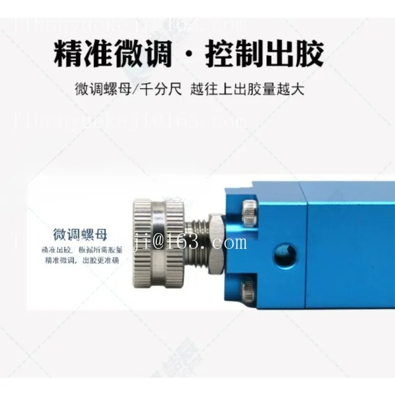 ZC-21 precision double thimble dispensing valve stainless steel micrometer single liquid valve