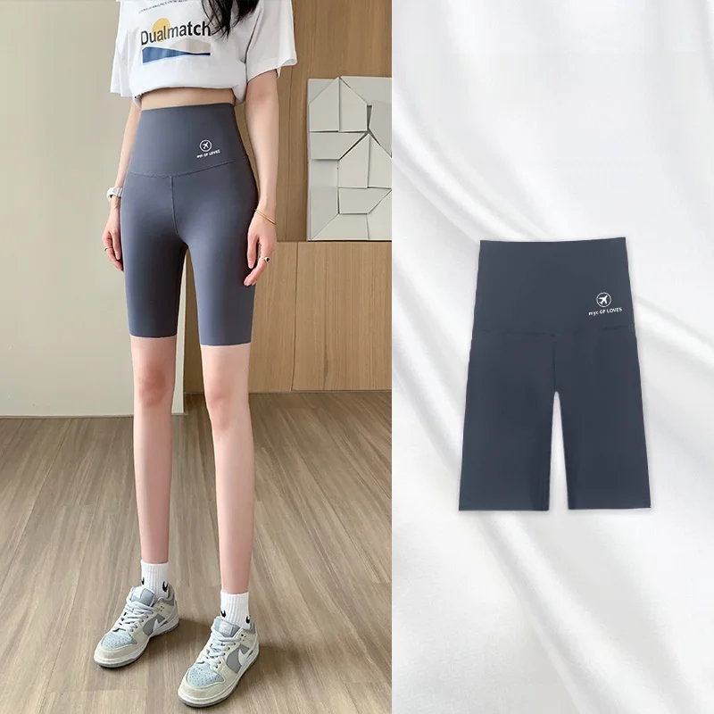 بنطلون رياضي نسائي صيفي طويل للأنشطة الخارجية وركوب الدراجات، يتحكم في البطن ويرفع المؤخرة