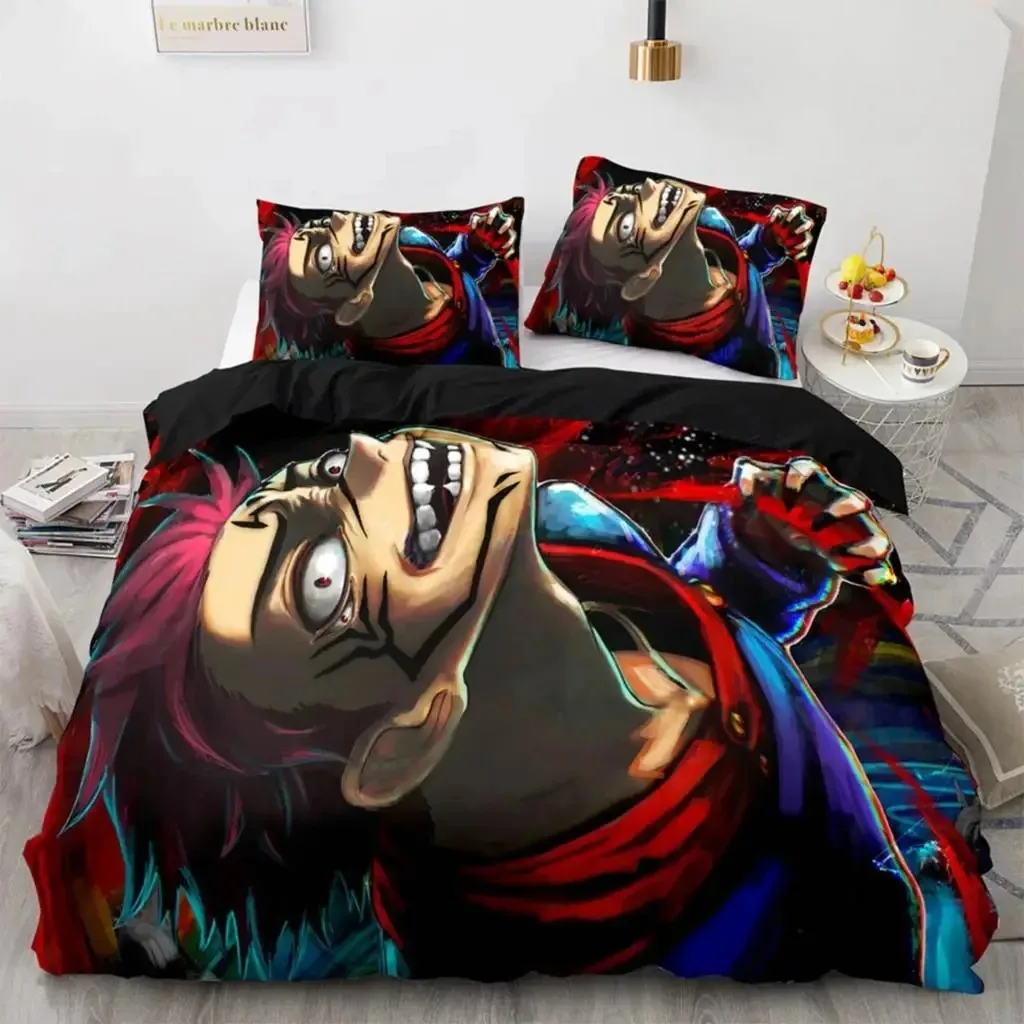 Jujutsu Kaisen Bedding Set Single Twin Full Queen King Size Anime Bed Set Aldult Kawaii Kid Bedroom Duvetcover Sets 3D Print 044