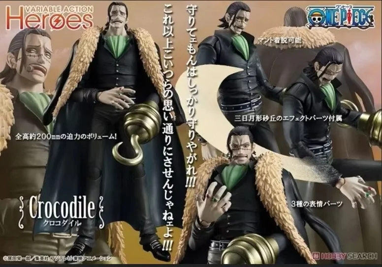In Stock Original VAH One Piece Sir Crocodile Customized MR.0 MR 0 Crocodile Variable Action Héroes ACTION FIGURE