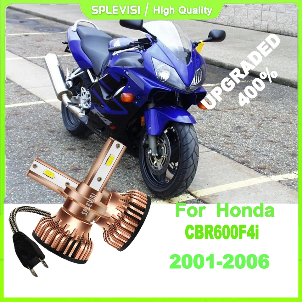 

12v 24v H7 LED 6000K White Motorcycle Headlight Bulbs -Fast Cooling Technology For Honda CBR600F4i 2001 2002 2003 2004 2005 2006