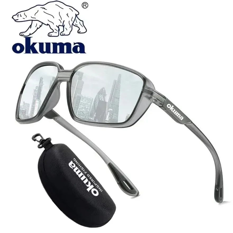 نظارات شمسية مستقطبة من أوكوما UV400 للرجال والنساء للصيد في الهواء الطلق وصيد الأسماك وركوب الدراجات والشمس مع نظارات شمسية #3