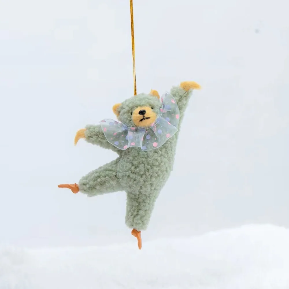 New Cartoon Pendant Ballet Bear High-quality Multipurpose Cute Bear Pendant Birthday Gift Room Bedside Pendant Kids