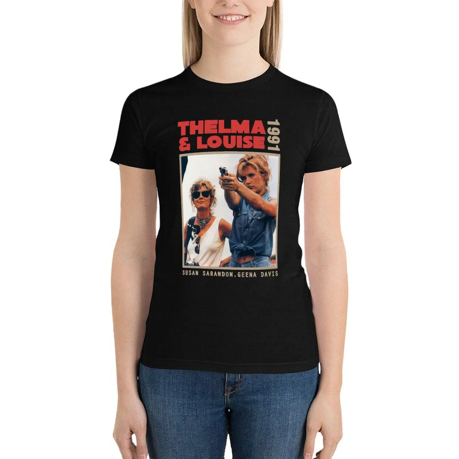 Thelma And Louise - 1991 T-Shirt summer tops vintage clothes Woman clothes