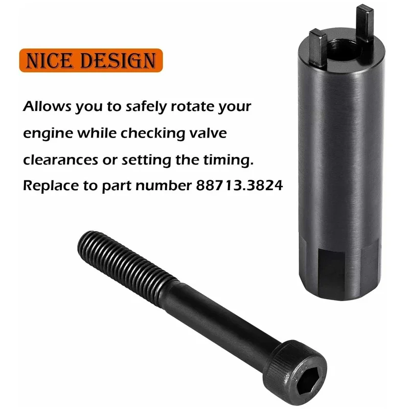 Herramienta de torneado de cigüeñal 88713,3824 para todos los motores Ducati modernos, Ducati 1990, 1098, 1198, 1199, 1299, Hypermotard, a partir de 848