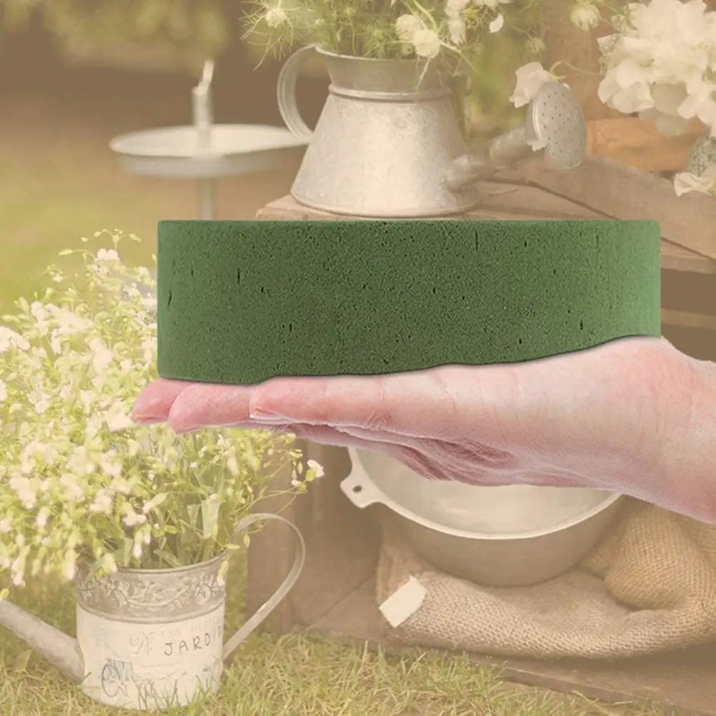 

6Pcs Circular Floral Mud High Absorption Capacity Convenient Flower Arrangement Supplies for Home Office Decor Flower Mud