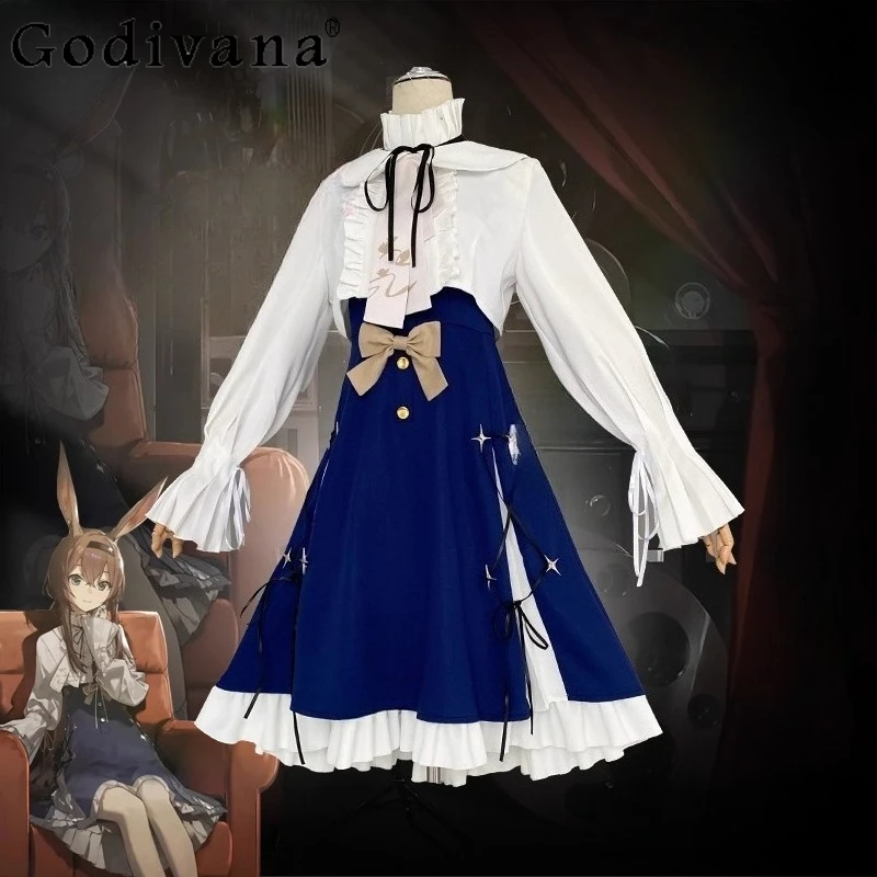 إكسسوارات أغطية الرأس النسائية ملابس الدعائم أزياء الهالوين التأثيرية للنساء مجموعة فستان حفلات الرسوم المتحركة