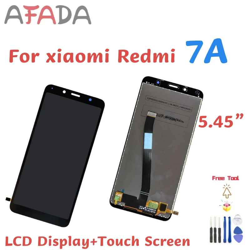 

ЖК-дисплей 100% AAA + 5,45 ''для Xiaomi Redmi 7A, сенсорная панель, дигитайзер в сборе, стеклянный сенсорный экран, запчасти