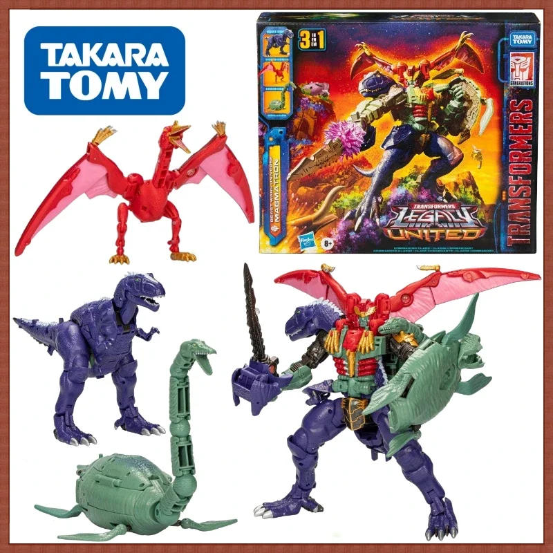 In Stock Takara Tomy Transformers G Series Chuanshi United C Class Magmatron Action Figures Robot Collectible Figures Model Gift