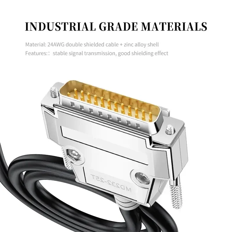 DB9 DB15 DB25 Serial Connection Line Industrial 24AWG 9 25Pin Terminal Connector Cable Parallel Signal Shielded Wire connector