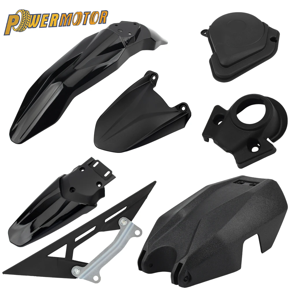 Guardabarros delantero y trasero para motocicleta, cubierta de batería, Kit de guardabarros para Talaria Sting X3 MX3 MX4, accesorios para bicicleta eléctrica Enduro y Motocross
