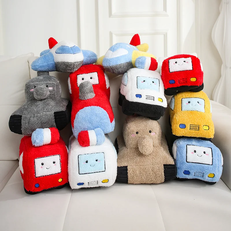 

Мягкие плюшевые игрушки: транспорт, машины, пожарные машины, куклы-плюшевые игрушки, подарки для мальчиков и детей, украшения для детского дня рождения