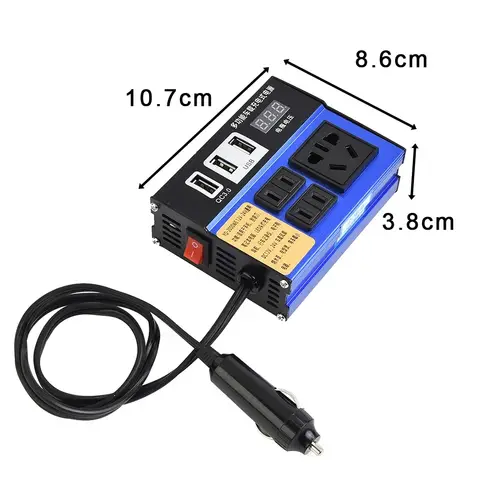 12 best sales car battery inverter - №11