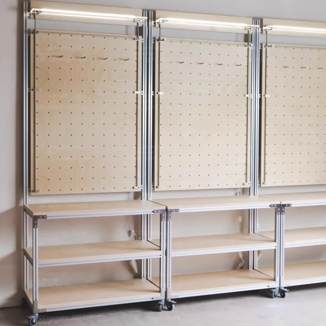 

Medieval birch marine plate aluminum profile rack floor-to-ceiling storage cabinet locker display cabinet drawer cabinet