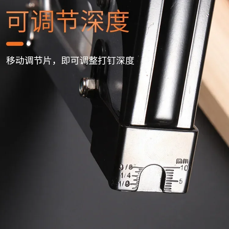 Discoverer Heavy Nail Gun Woodworking Tools Manual U-shaped Nail Gun Oil Painting Steel Nail Gun Wood Photo Frame