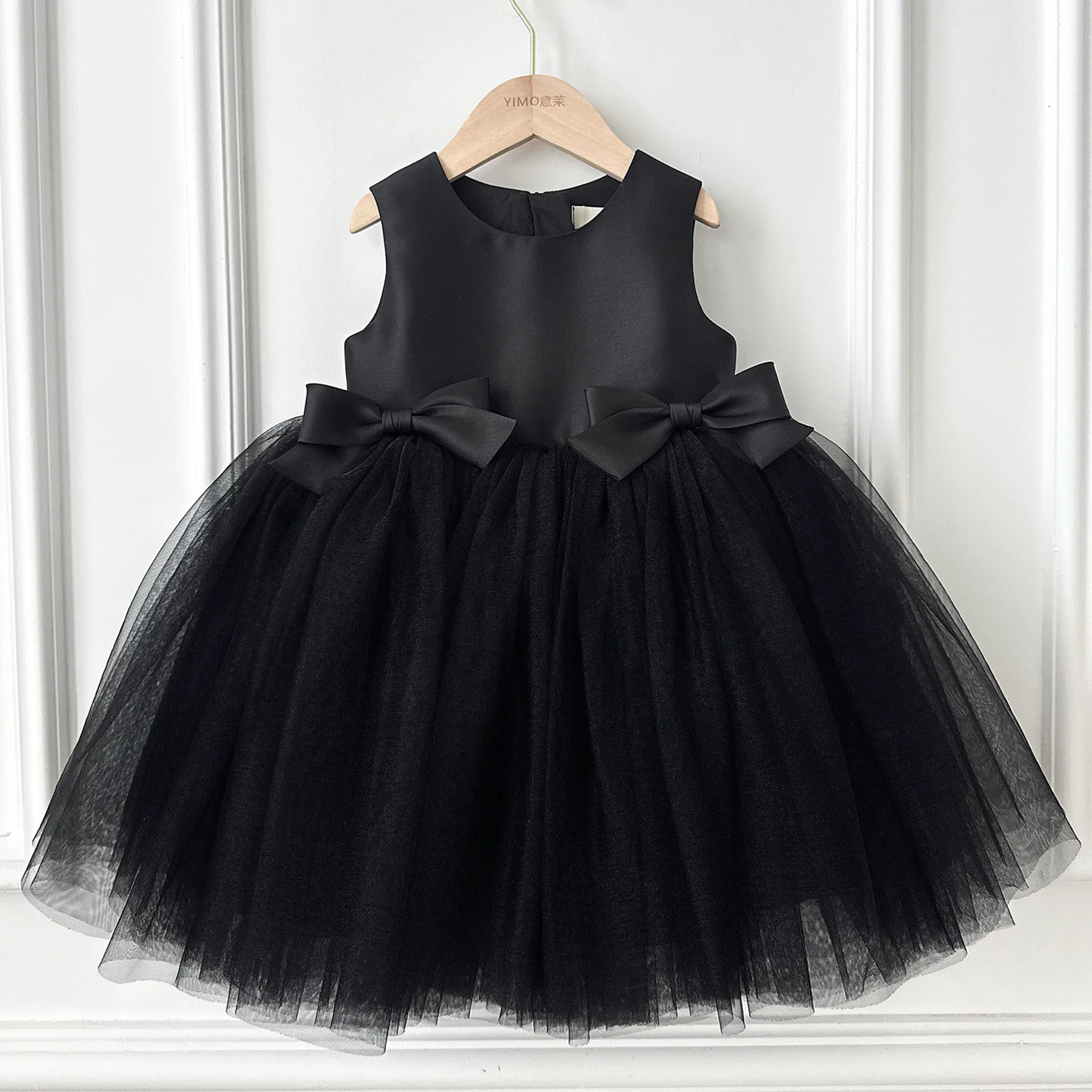 kids-princess-dress-girls-black-bow-baby-1st-birthday-baptism-tutu-gown-wedding-party-girls-dresses