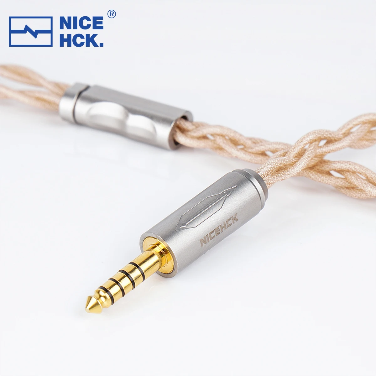NICEHCK WabiWind HiFi سماعة كابل الفضة مطلي عالية الموصلية النحاس + الفضة احباط النفط نقع سلك 2Pin ل NX8 الصقيع MS5
