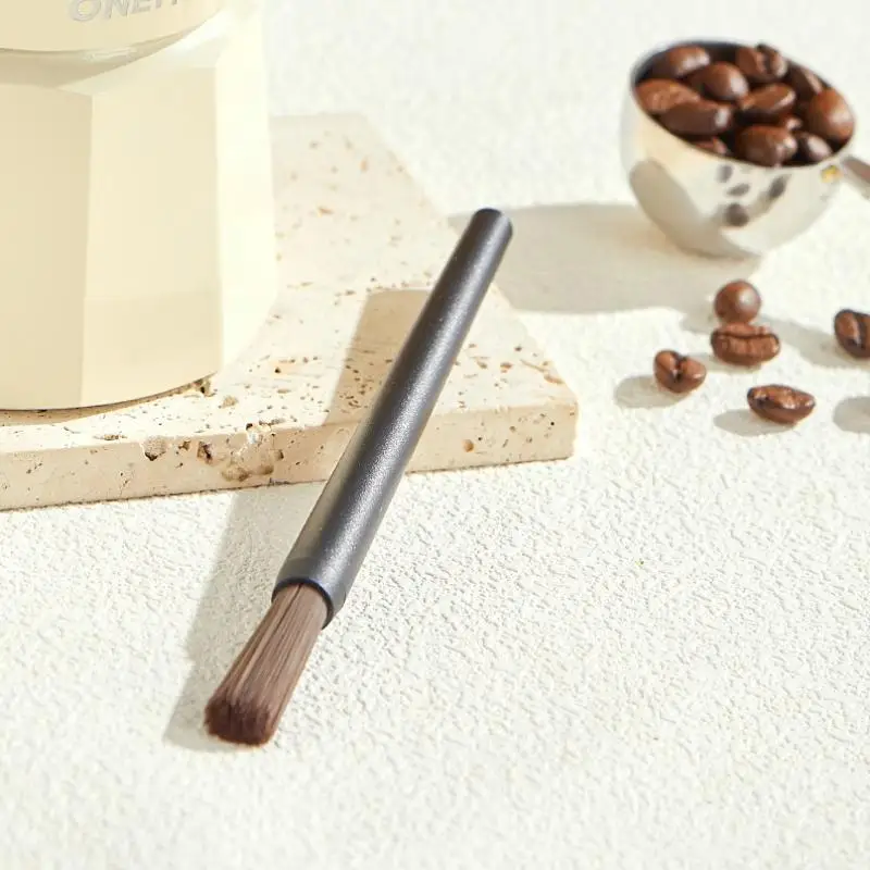 Coffee Grinder Cleaning Brush Coffee Powder Cleaning Brush Brewing Head Brush Set Barista Tools Coffee Bar Soft Bristle Brush