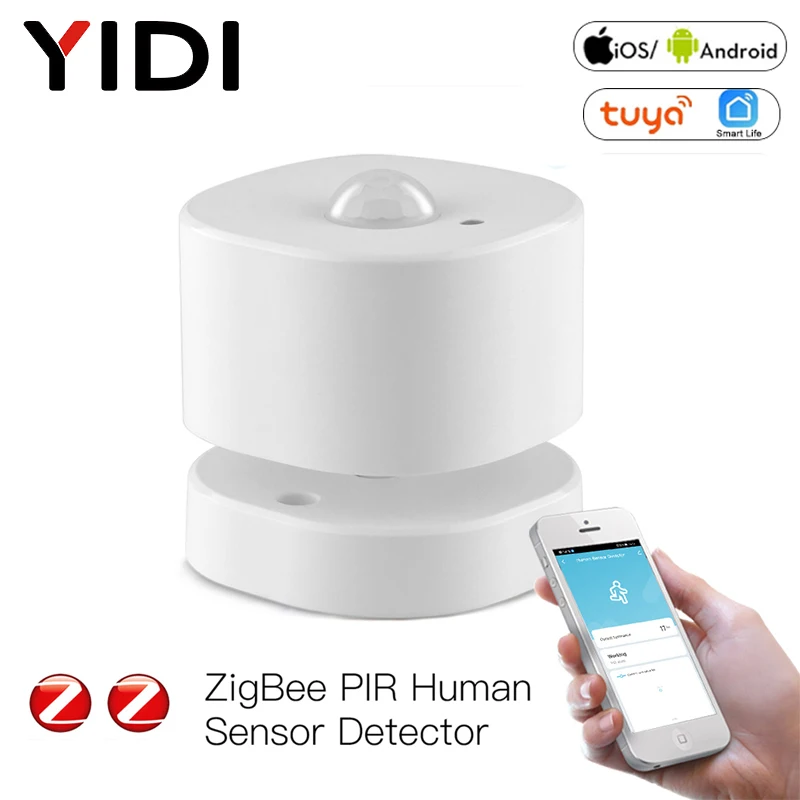 Zigbee Pir Motion Sensor Human Sensor Detector Smart Leven Tuya App Controle Intelligente Linkage Smart Alarmsysteem
