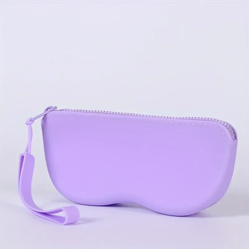 حقيبة تخزين متعددة الألوان بسحاب من السيليكون، حافظة نظارات صغيرة متعددة الأغراض مضادة للسقوط #6