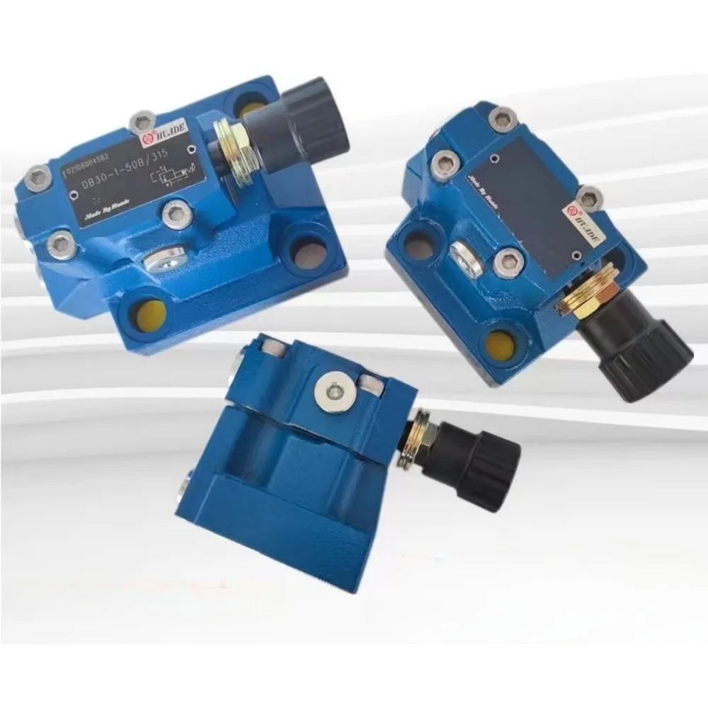 Hydraulic pilot operated relief pressure regulating valve